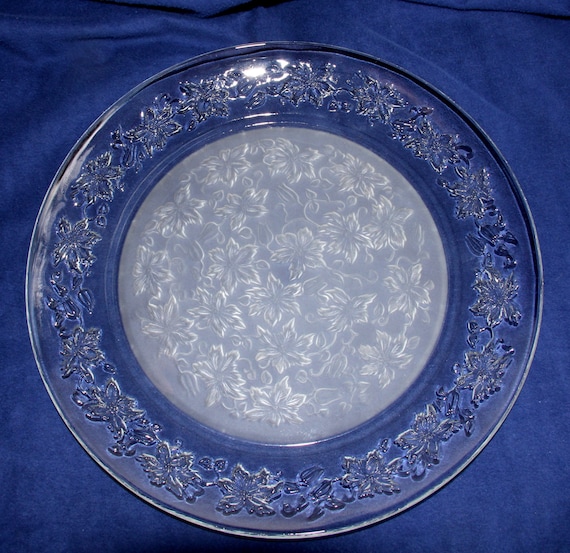 Crystal Platter Princess House Fantasia pattern