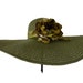 Kentucky Derby Hat, Easter Hat, Spring Fashion Hat, in Lush Tones of Green - "Ms HARMONY"