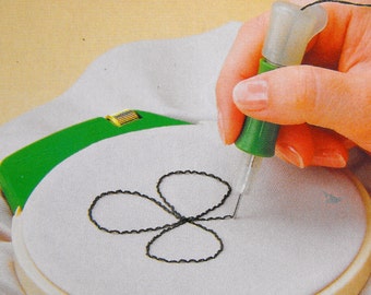 Punchneedle Embroidery Tool//medium sized tip//comfortable small size