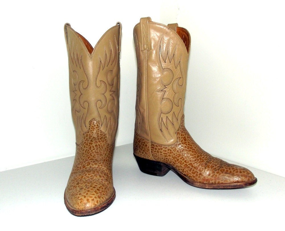 light tan cowboy boots men's