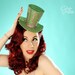 Sample Sale - Swarovski Crystal Encrusted Mini Top Hat - As Seen in Retro Lovely Magazine