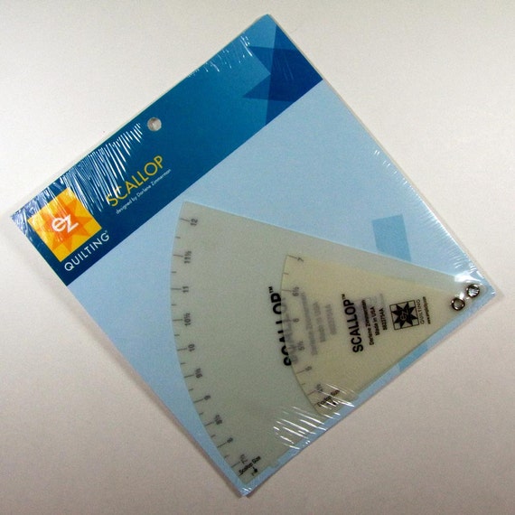 EZ Quilting Scallop Ruler by Darlene Zimmerman by LCsCottage