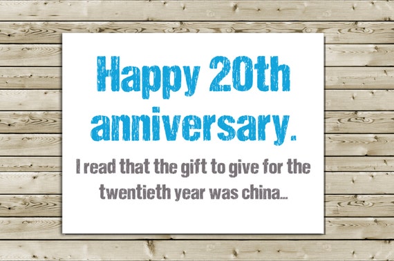 items-similar-to-funny-20th-anniversary-greeting-card-happy-20th