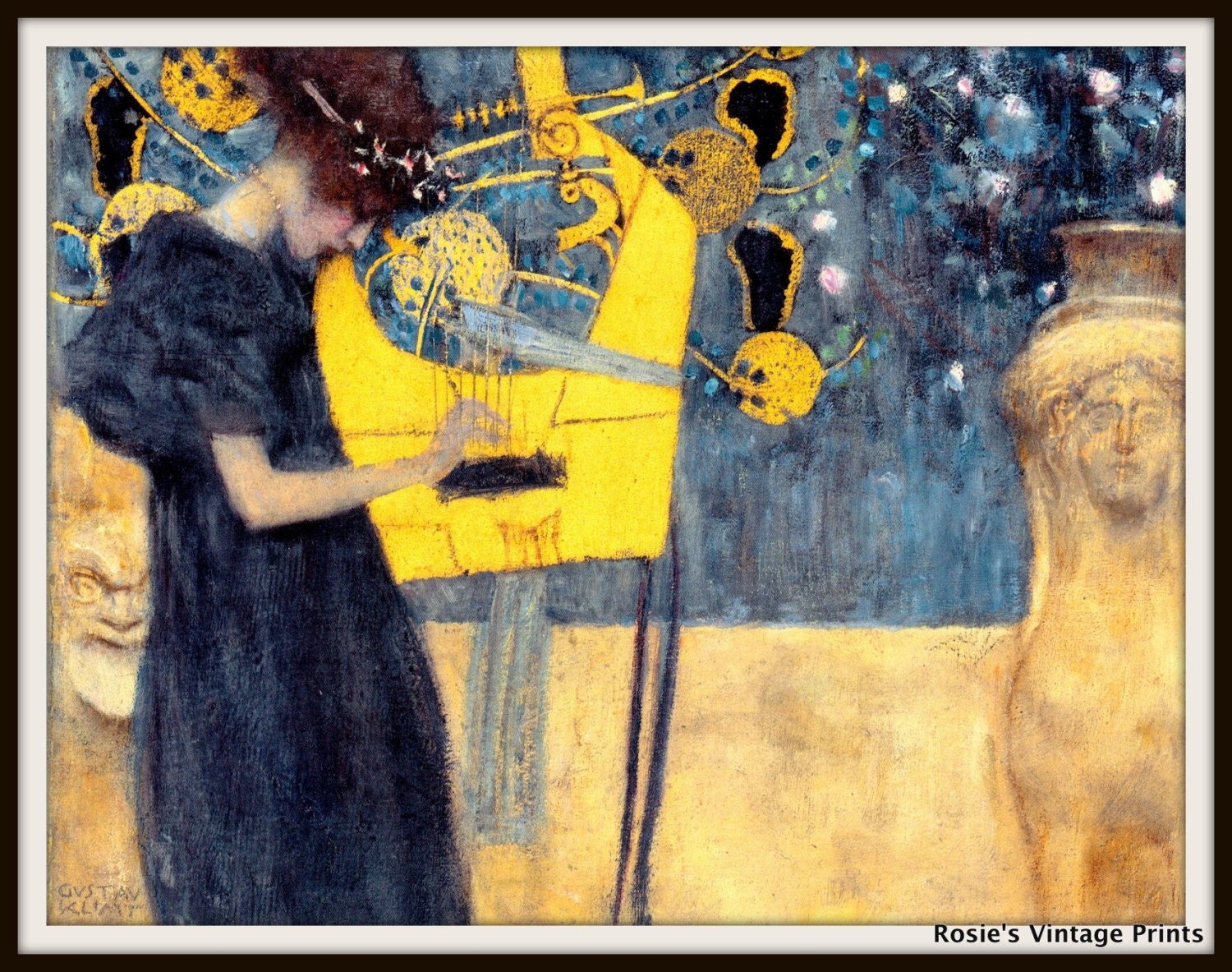 Gustav Klimt  MUSIC  1895 Giclee Fine Art Print