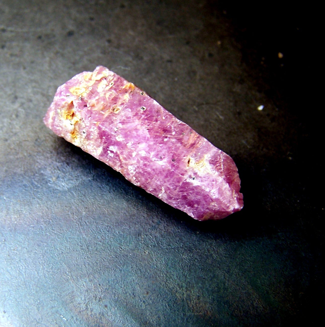 Raw Ruby natural crystal point corundum by CoyoteRainbow on Etsy