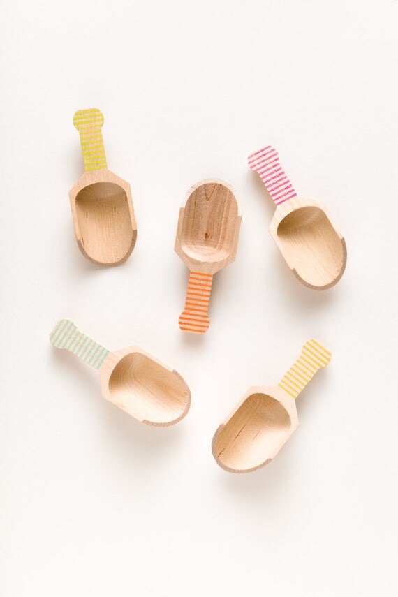 Party Stripes-5 larger scoops - Great For Serving Toppings Il_570xn