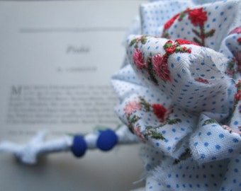 Vintage Fabric Wedding Flower Bouquet