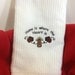 Embroidered "Home is where the Heart is" Kitchen Towel