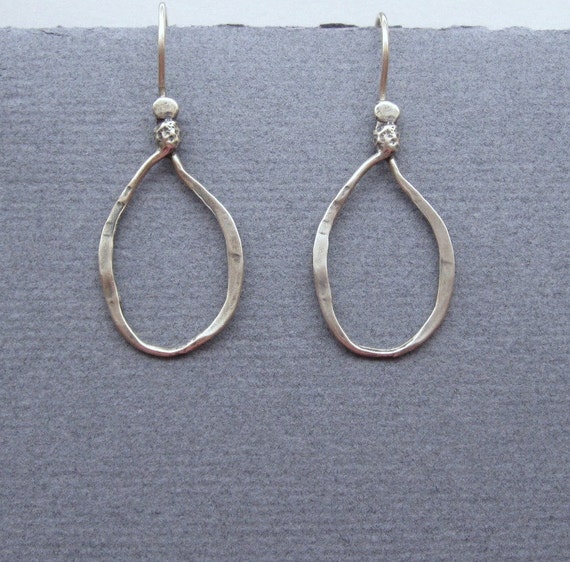 Vintage Silpada Sterling Silver Hoop Earrings artist by FRESHFINDS