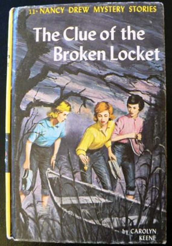 vintage childrens book... NANCY DREW the CLUE of the Broken