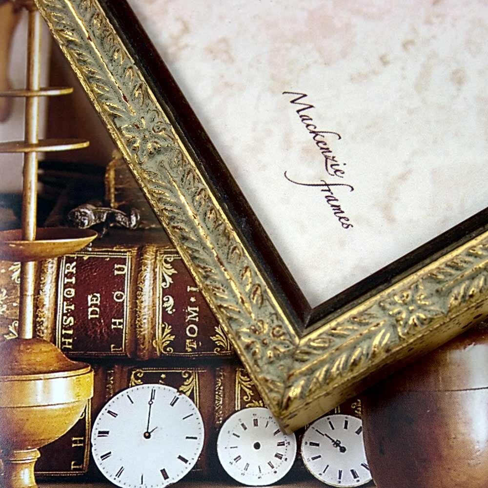 4x6 Narrow Gilded Photo Frame