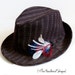 Reserved for Rebecca - 6 Custom Hat Clips