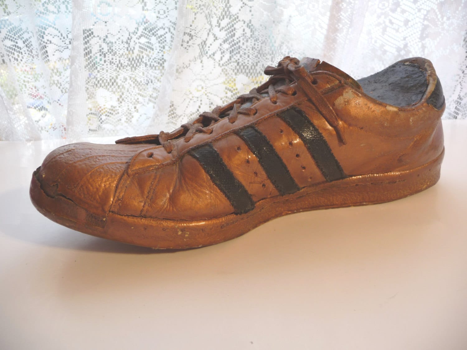SALE tennis shoe vintage Adidas vintage art by myvintagedreams