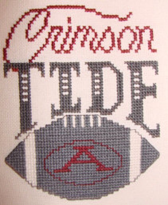 Items similar to Crimson Tide with Football University of Alabama