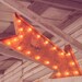 Vintage Marquee Lights - Arrow 36" long