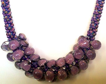 Kumihimo, PATTERN, Necklace, PDF Download, Unicorne Drop, Kumihimo Pattern