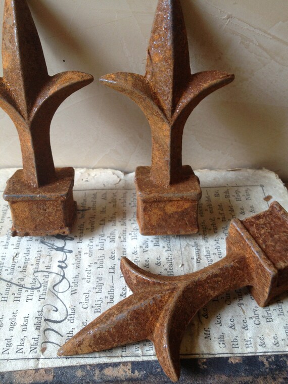 Vintage Antique Iron Fence Finial