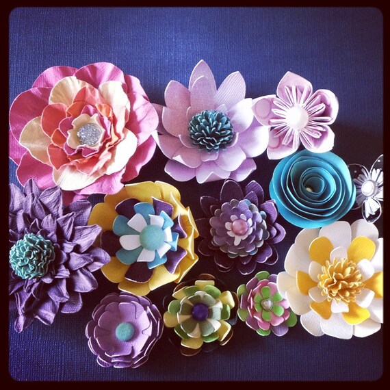 SALE Paper Flowers great for photo backdrop Ready to Ship 20