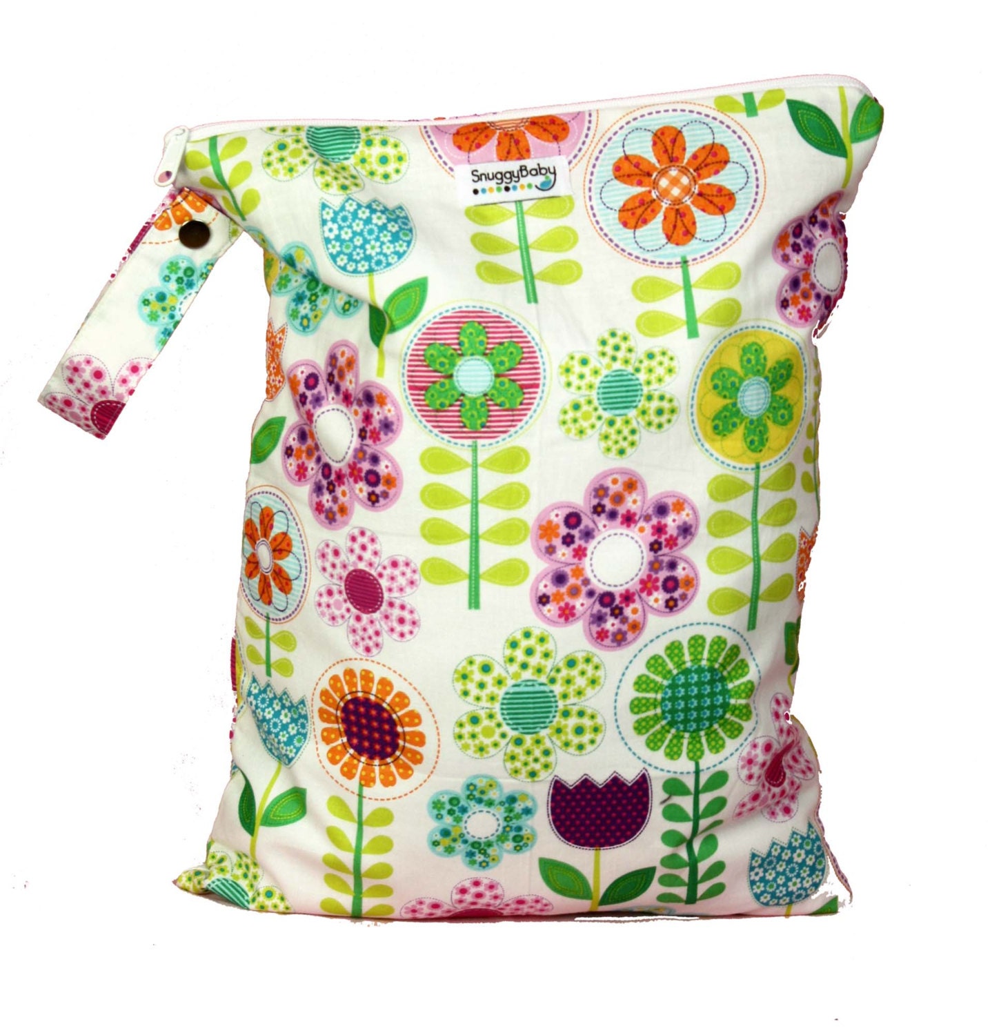 LARGE Wet Bag with Zipper Opening and Waterproof Lining