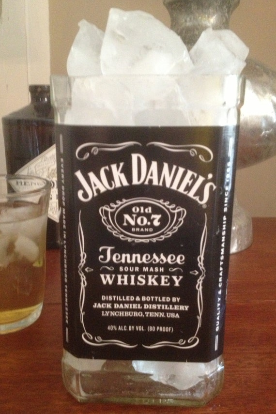 Repurposed JACK DANIELS Liquor Bottle Ice Bucket