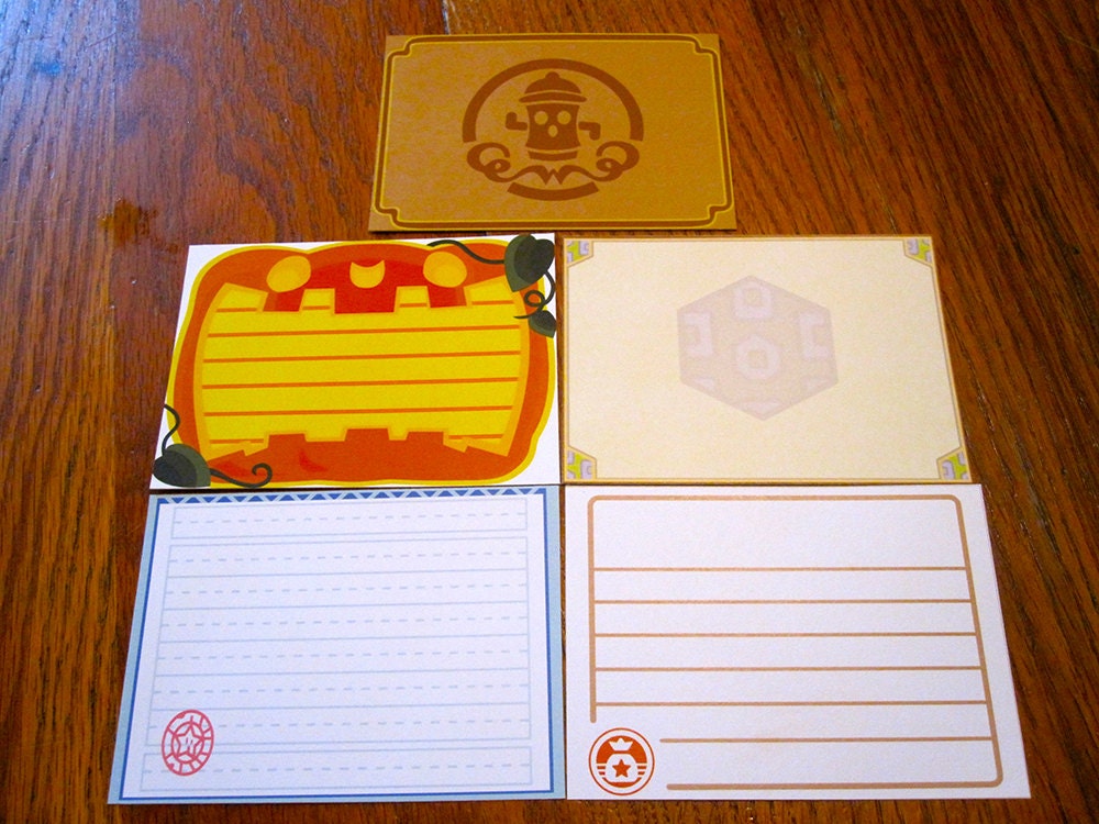 Animal Crossing Stationery Notecards NPC Set Number 2 10