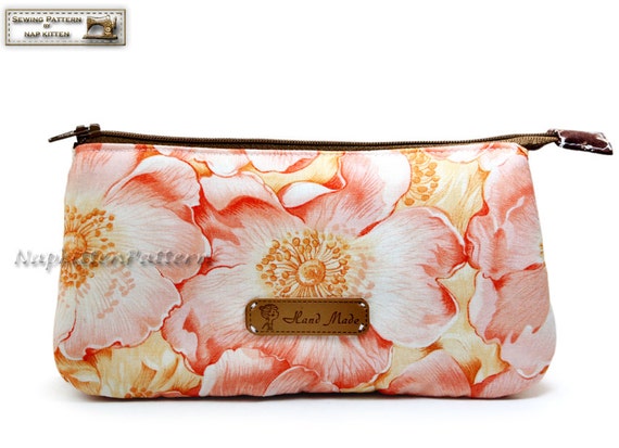 Zippered clutch/purse sewing pattern with three pockets ...