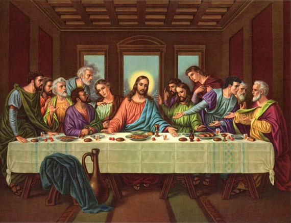 The Last Supper Cross Stitch Pattern LOOK by JAYLM2006 on Etsy