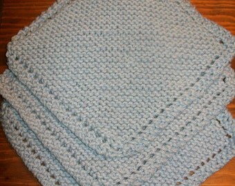 Knitted christmas dishcloths