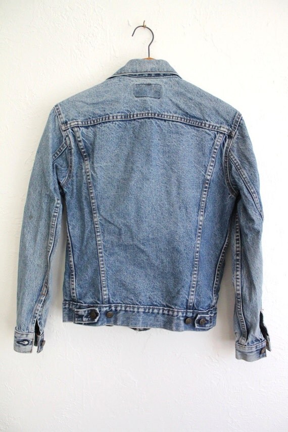 vintage levis acid wash denim jacket