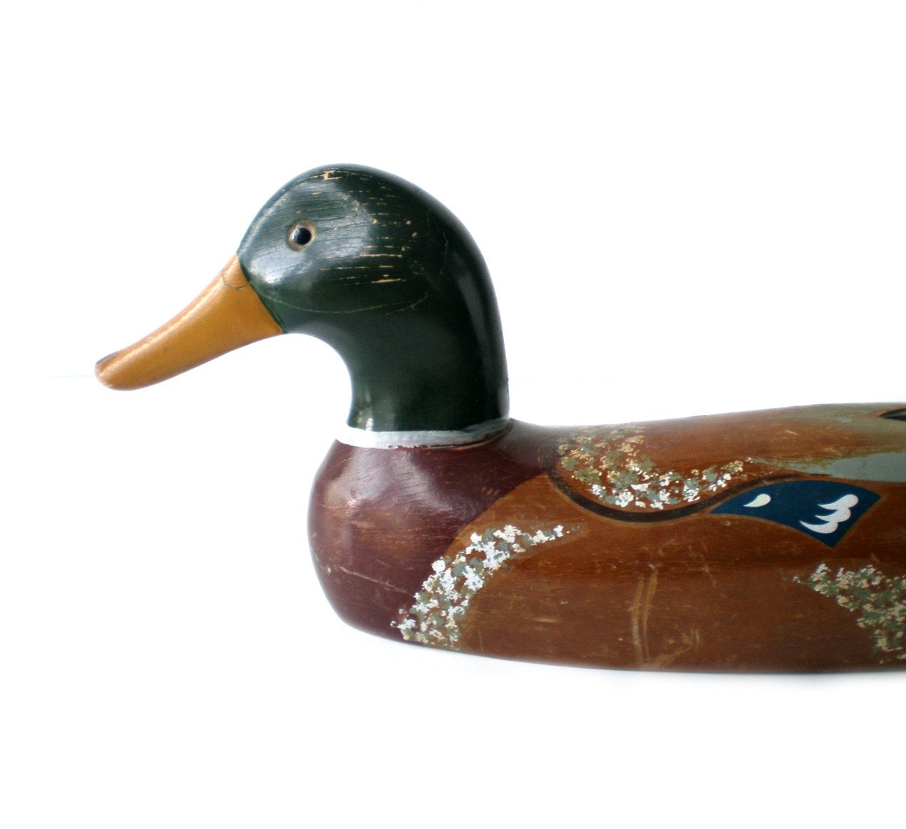Mallard Duck Decoy Wooden Duck Rustic Decor Cabin Decor