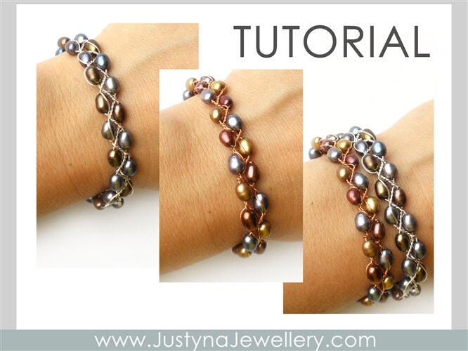 Wire Bracelet Tutorial Beading Jewelry Tutorial Beading
