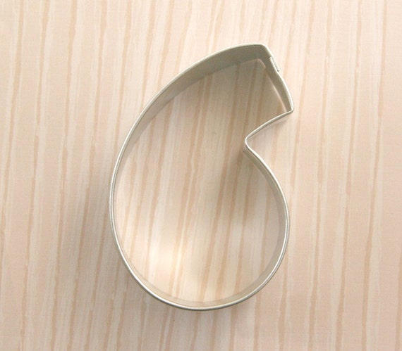 Number 6 Cookie Cutter Il_570xn