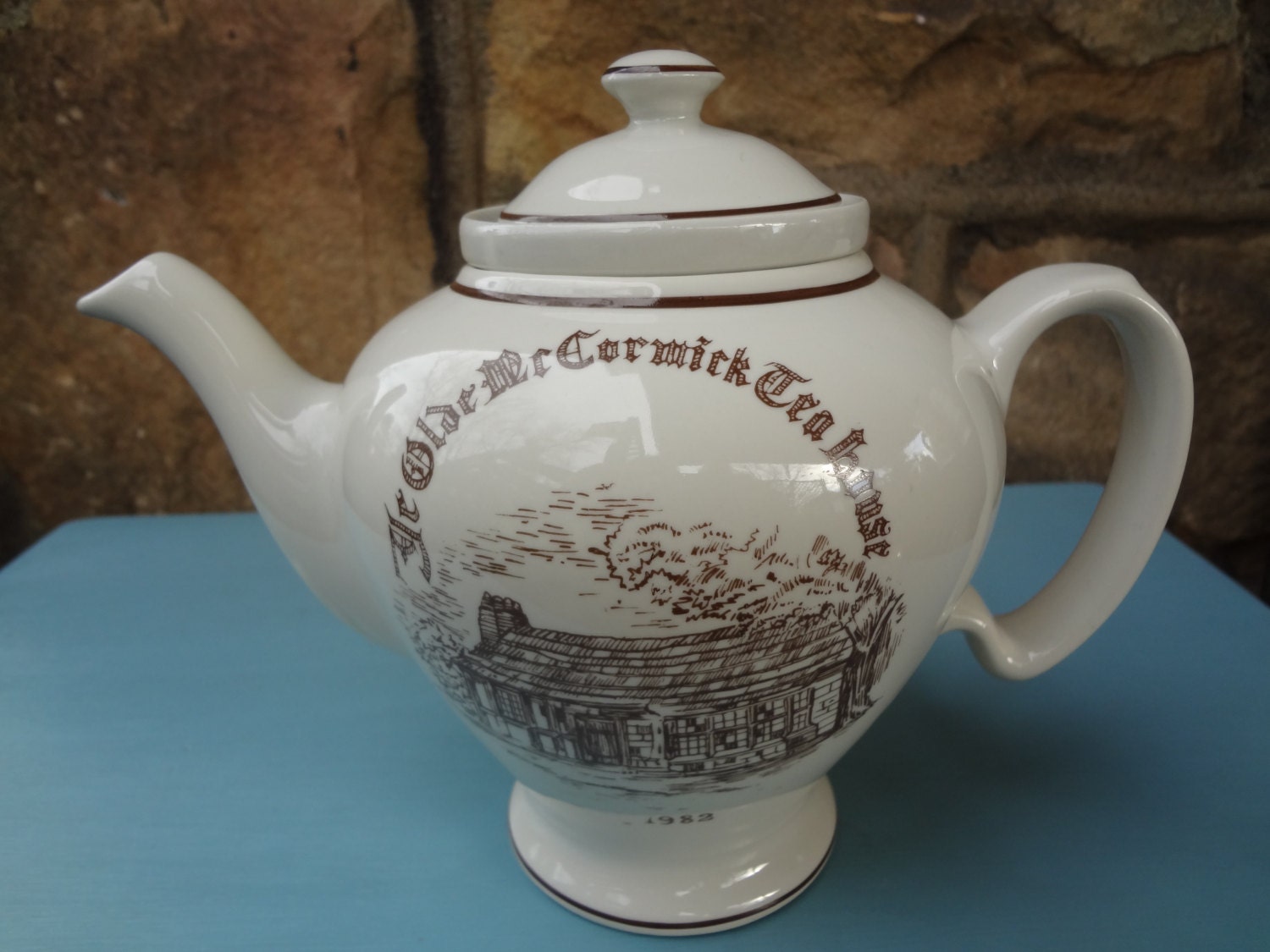 Vintage Ye Olde McCormick Tea House Teapot