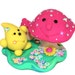 Parker & Fungi Figurine - Polymer Clay Fantasy Character and Mushroom - Limited Edition Sculpture