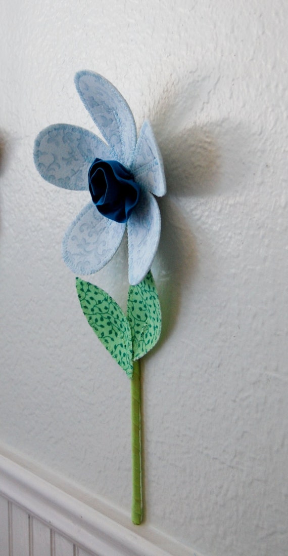 girls room decor. wall flowers. fabric flowers. 3d wall