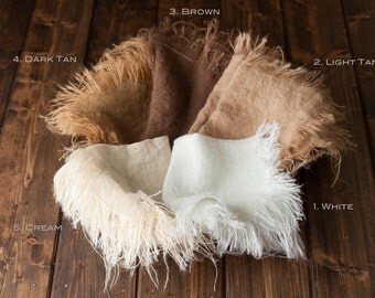 Newborn Baby Photo Prop Burlap Blanket Photography Prop Mini Burlap Layering Blanket Basket Filler Basket Stuffer