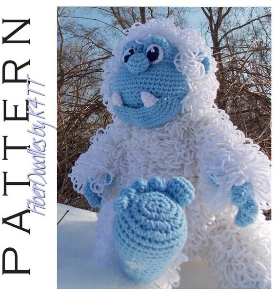 INSTANT DOWNLOAD Yasuo the Yeti Crochet Pattern