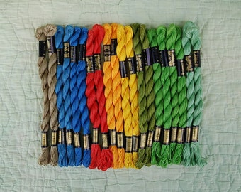 DMC Pearl Cotton Skens Sze 5 27.3yd New Colors 12 Colors