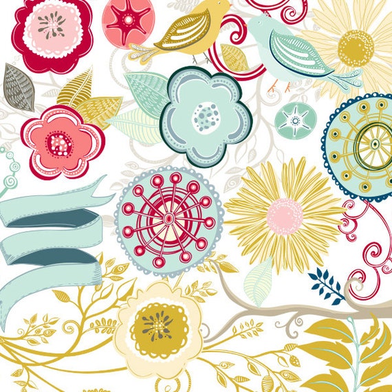 free modern flower clip art - photo #18