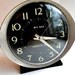 Vintage Clock Mid Century Modern Big Ben Alarm Westclox Wind Up Black Silver 1960s