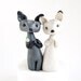 Fox Wedding Cake Topper - Winter Wedding Cake Topper by Bonjour Poupette