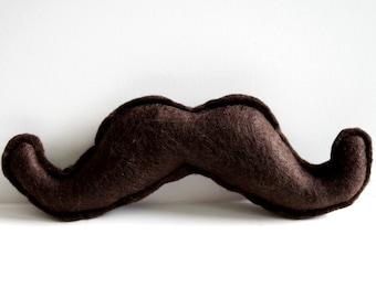 Cat Toy - The Wilford Brimley - felt, strong catnip, mustache, kitty toy
