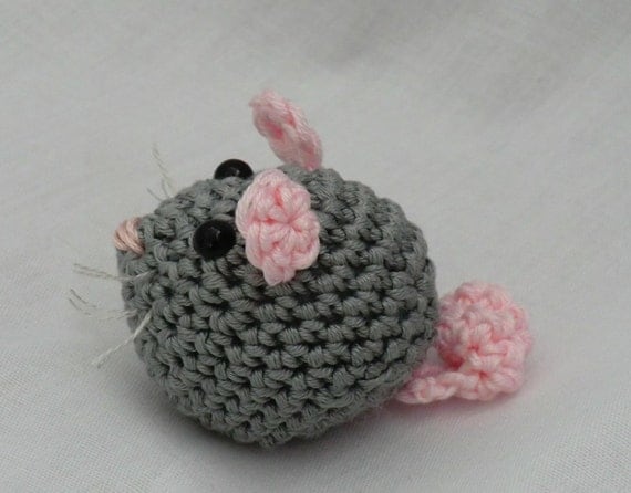Mini amigurumi mouse PDF crochet pattern by AmigurumiBarmy ...