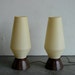 Vintage Mid Century Modern Beehive Table/Floor Lamps (Set of 2)