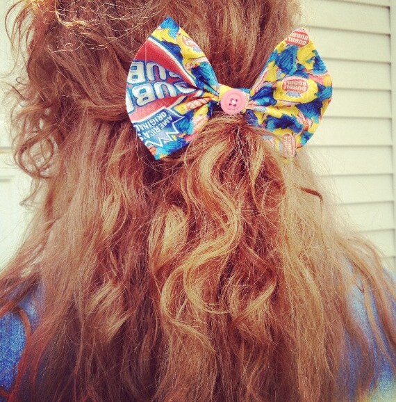 Items similar to Double bubble hair bow on Etsy