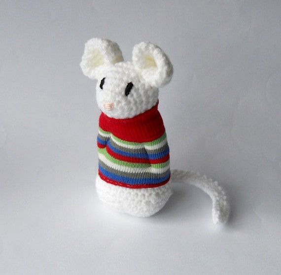 Amigurumi crocheted toy stuffed animal mouse by ...
