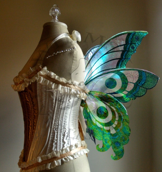 Items Similar To Mini Butterfly Fairy Wings Wedding Halloween Costume Faerie Reenactment Fantasy