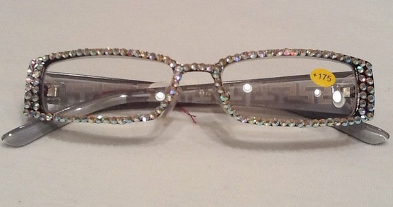 Crystal reading glasses with ab swarovski by LittleMissJewelz