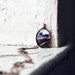 NYC Subway Train Photo Jewelry Necklace Pendant, New York City Copper Oval Wearable Art