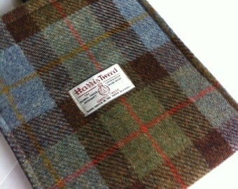 Harris tweed iPad mini case cover sleeve made in Scotland gift